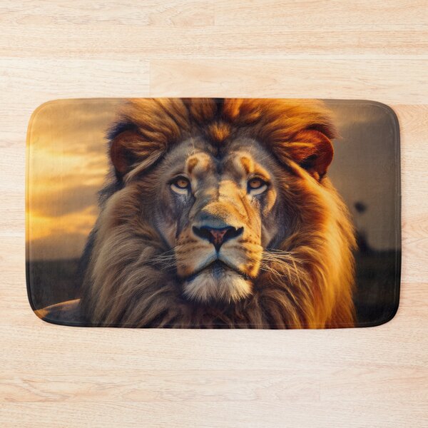 Item preview, Majestic Lion Face Art designed and sold by solrevolver.