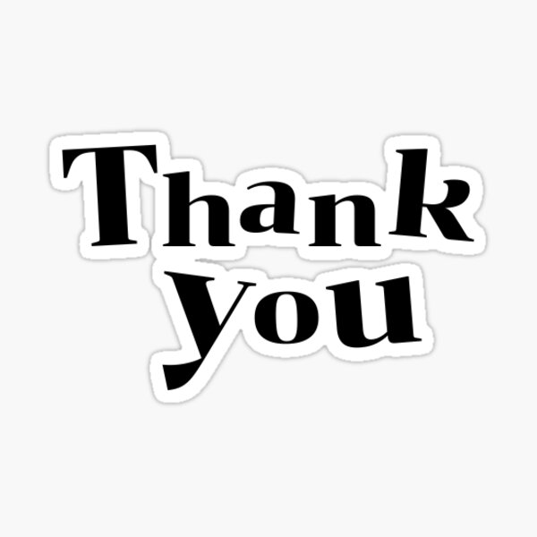 Item preview, Thank you - Sticker , T-shrit ,Appreciation, Gratitude, Thanks a lot, Much appreciated, Grateful designed and sold by basniko24.