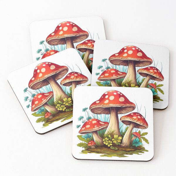 Item preview, Forest Mushrooms designed and sold by Minima-Vulpes.
