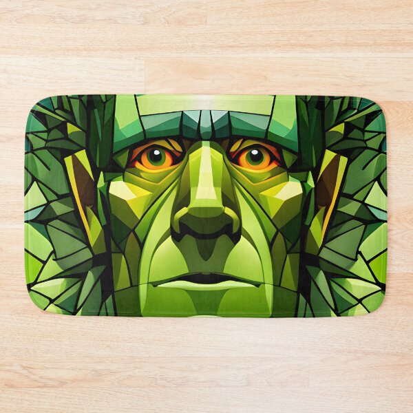 Item preview, Spooky Frankenstein Monster Face Geometric Symmetry Halloween Party Cosplay designed and sold by hyproinc.