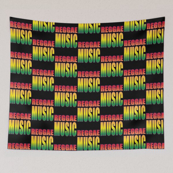 Item preview, Raggae music multicolor.typography slogan design. designed and sold by MusixT-Shirt.