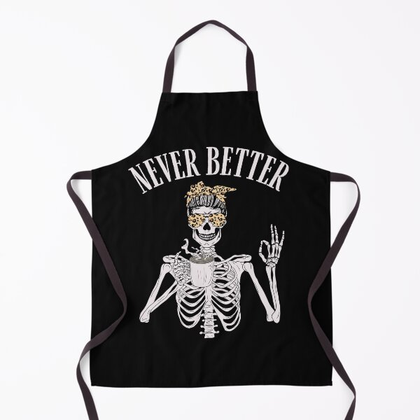 Item preview, Never better skeleton funny skull designed and sold by Sukhumpan.