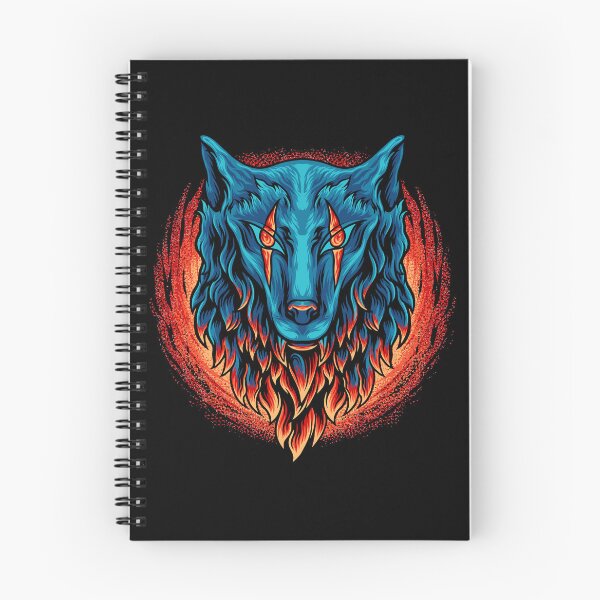 Item preview, wolf head fire, blue wolf head fire, wolf head fire designed and sold by GreyStanzione1.