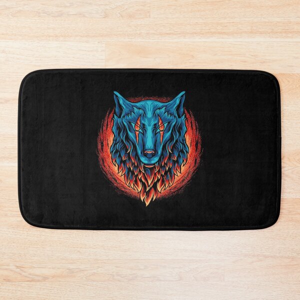 Item preview, wolf head fire, blue wolf head fire, wolf head fire designed and sold by GreyStanzione1.