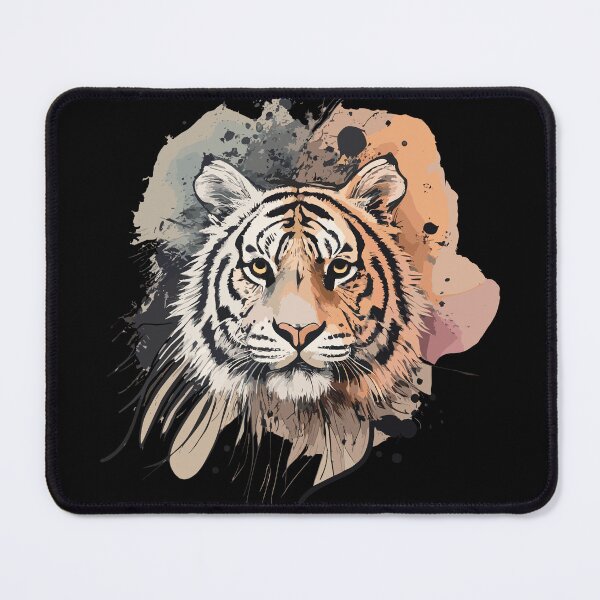 Item preview, Abstract tiger colorful animal illustration designed and sold by Niktarka.