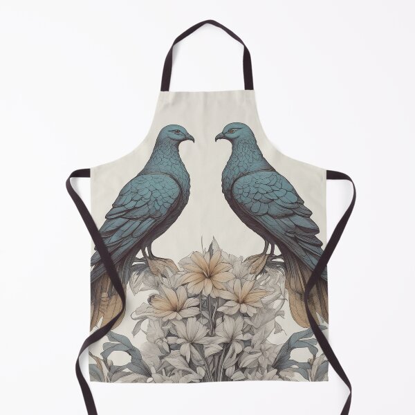 Item preview, two birds sitting on top of a bunch of flowers designed and sold by Enga6.