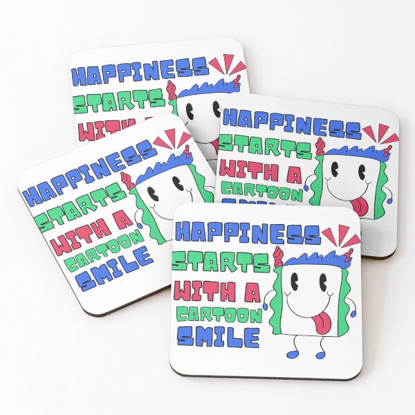 Item preview, Happiness Starts with a Cartoon Smile designed and sold by DesignDazzles.