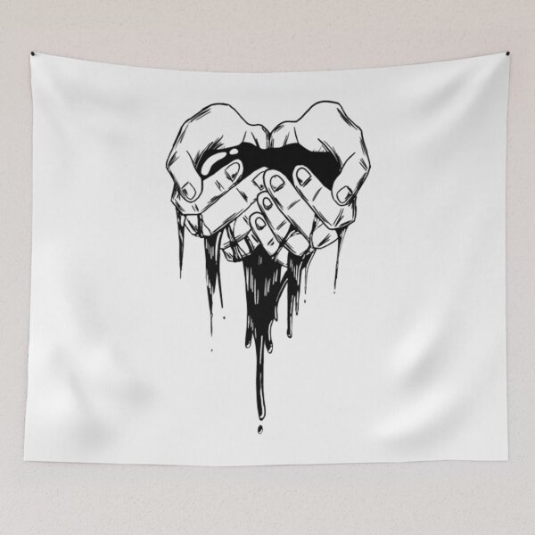 Item preview, Ink Pool Dripping Through Cupped Hands designed and sold by scottud.