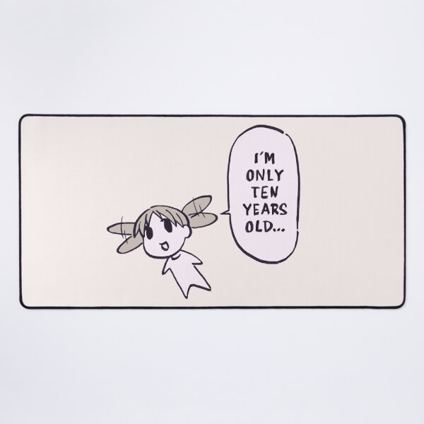 Item preview, I draw pink pastel flying chiyo chan saying i'm only ten years old / funny azumanga daioh manga meme designed and sold by RansRoom.