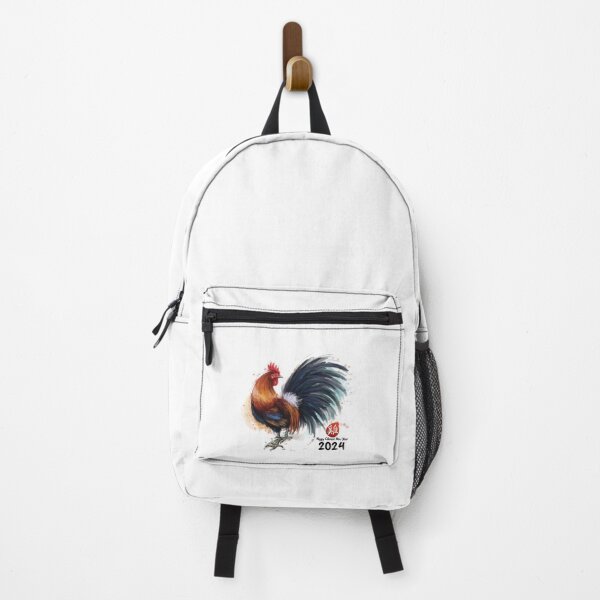 Item preview, watercolor chicken, happy new year chicken, chicken year designed and sold by GreyStanzione1.