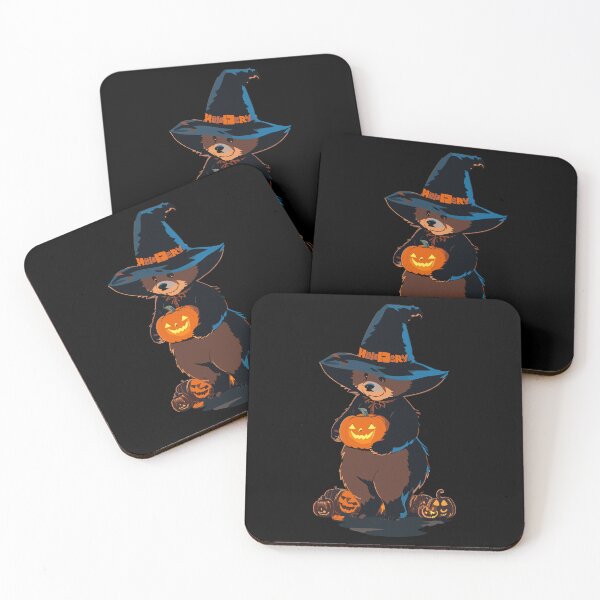 Item preview, Halloween Bear Witch With Scary Pumpkin designed and sold by Peculiarts.