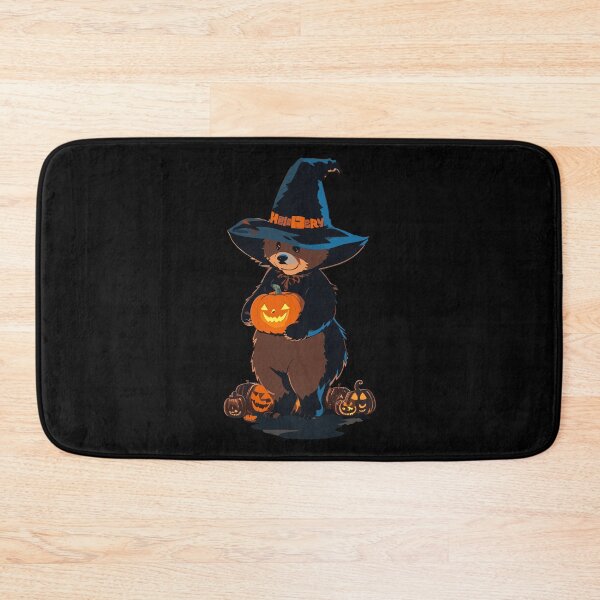 Item preview, Halloween Bear Witch With Scary Pumpkin designed and sold by Peculiarts.