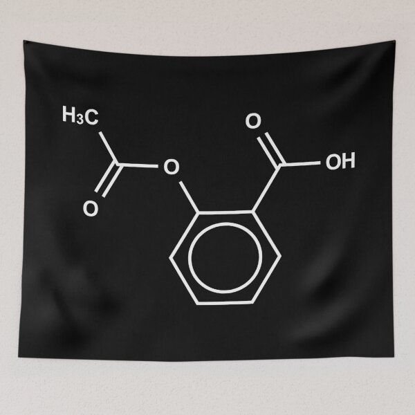 Item preview, Aspirin Chemical Molecule Structure designed and sold by Girih.