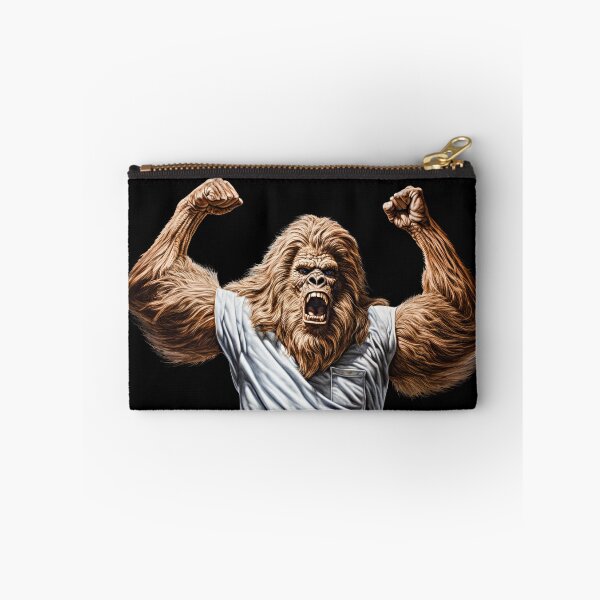 Item preview, Sasquatch in the style of epic portraiture, Bigfoot is jumping  designed and sold by MagicColorPrint.