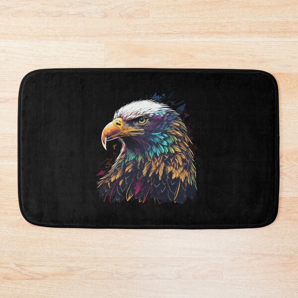 Item preview, colorful eagle head, watercolor eagle head, eagle american designed and sold by GreyStanzione1.
