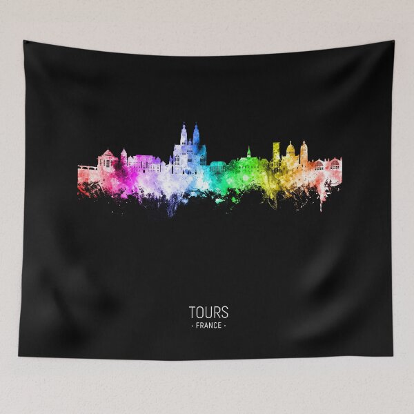 Artikelvorschau, Touren Frankreich Skyline entworfen und verkauft von ArtPrints.