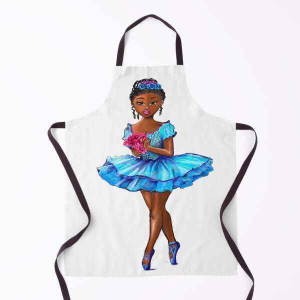 Item preview, African American, Black ballerina girls with corn rows dancing 5 !  This black girl loves dance Afro hair dark brown skin tutu. Love Ballet designed and sold by Artonmytee.