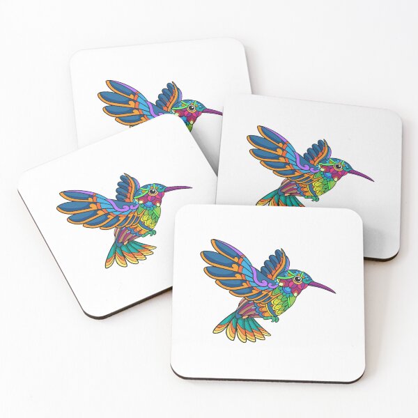 Item preview, colorful humming bird, watercolor humming bird, colorful bird designed and sold by GreyStanzione1.