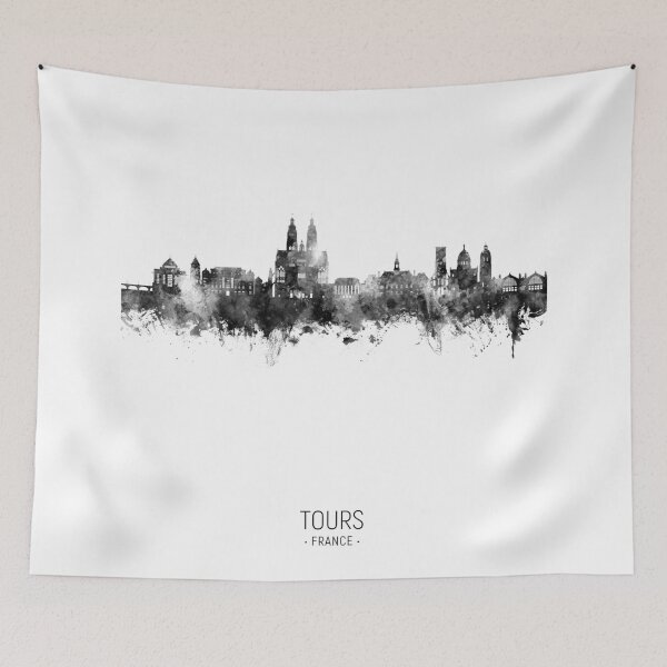 Artikelvorschau, Touren Frankreich Skyline entworfen und verkauft von ArtPrints.