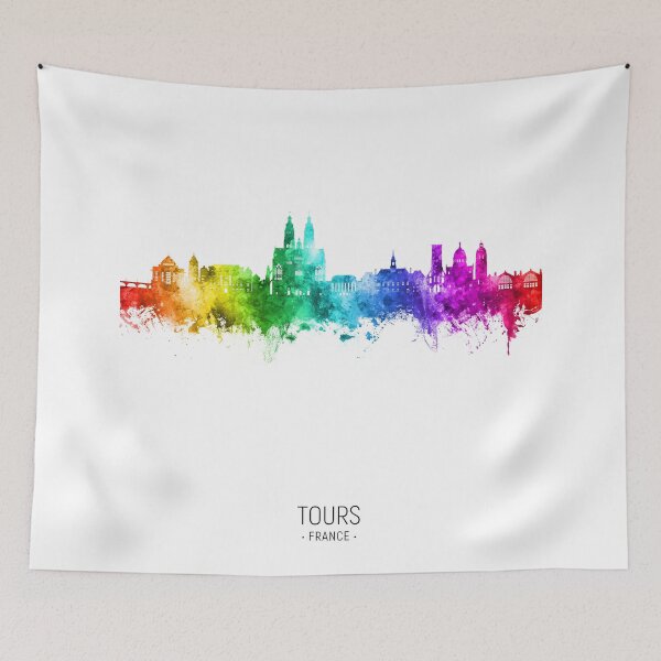 Artikelvorschau, Touren Frankreich Skyline entworfen und verkauft von ArtPrints.