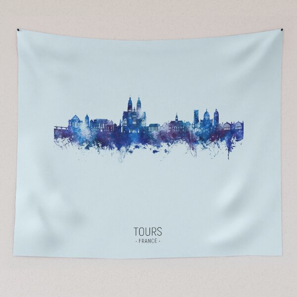 Item preview, Tours Francia Skyline designed and sold by ArtPrints.