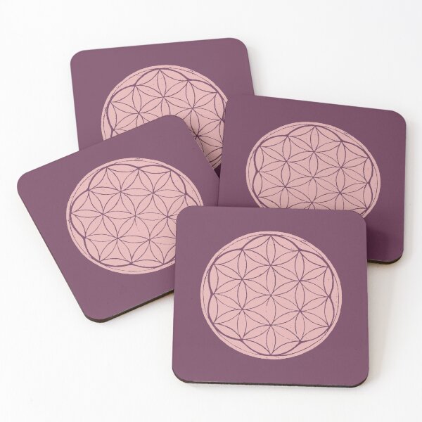 Artikelvorschau, Flower of Life Linocut - Rose + Beet entworfen und verkauft von Irene Estelle.