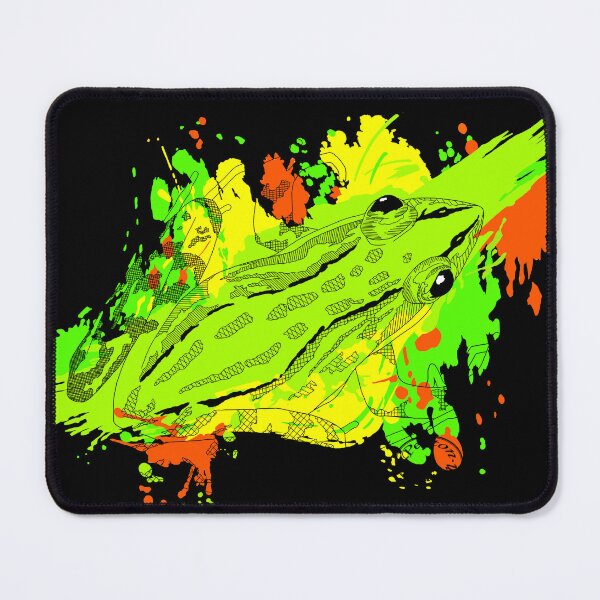 Item preview, Colorful paint splash frog designed and sold by PeytonMadison.