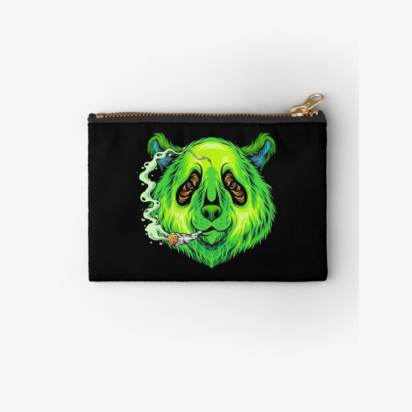 Item preview, colorful panda smoking, green panda smoking, panda head smoking designed and sold by GreyStanzione1.