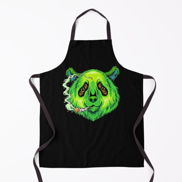 Item preview, colorful panda smoking, green panda smoking, panda head smoking designed and sold by GreyStanzione1.