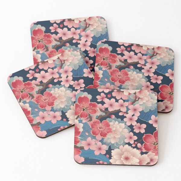 Item preview, Cherry Blosom Kimono Pattern designed and sold by patterncrow.