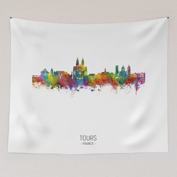 Artikelvorschau, Touren Frankreich Skyline entworfen und verkauft von ArtPrints.
