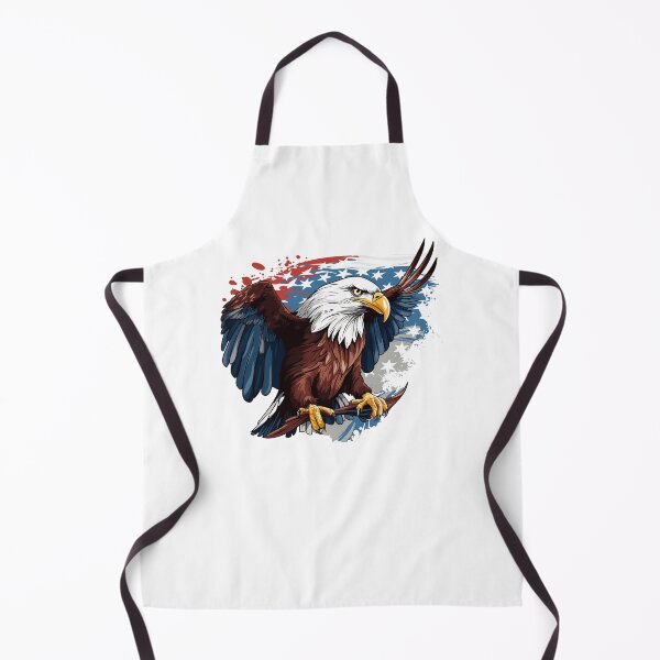 Item preview, colorful us eagle, eagle with flag, watercolor us eagle designed and sold by GreyStanzione1.