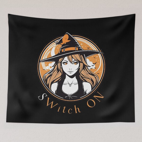 Item preview, Cute Halloween Anime Witch - S-Witch On  designed and sold by DevemDavam.