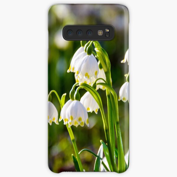 Beautiful blooming of White spring Snowflake Samsung Galaxy Snap Case