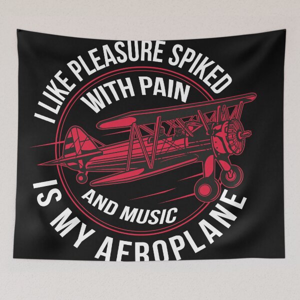 Item preview, Music is my Airplane designed and sold by MrBoulinosaure.