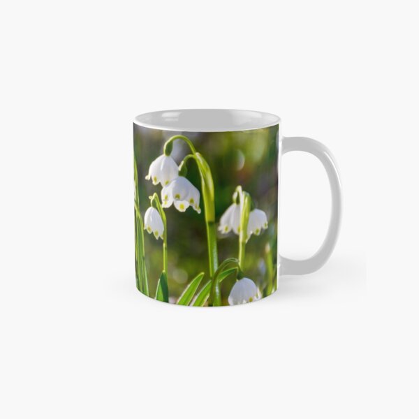 Beautiful blooming of White spring Snowflake Classic Mug