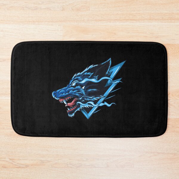 Artikelvorschau, bunter Wolfskopf, Aquarell-Wolfskopf, Esport-Wolf entworfen und verkauft von GreyStanzione1.