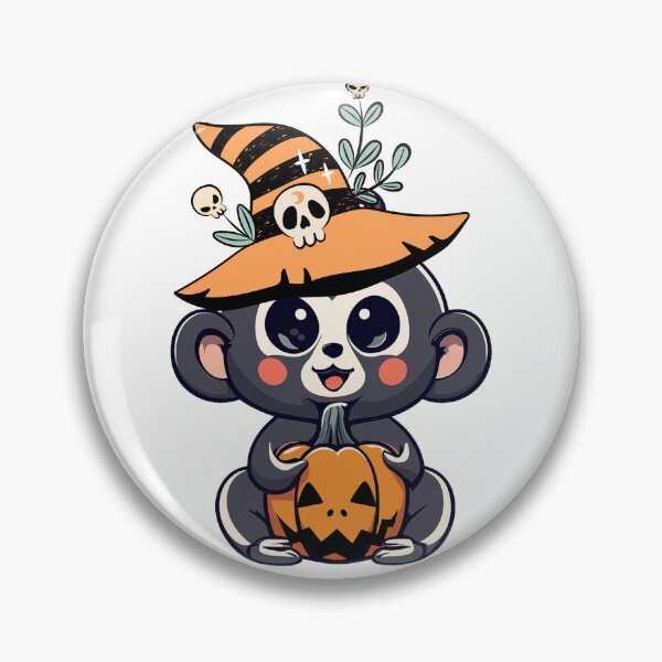 Item preview, A Baby Gibbon Halloween designed and sold by KrisRubinArt.