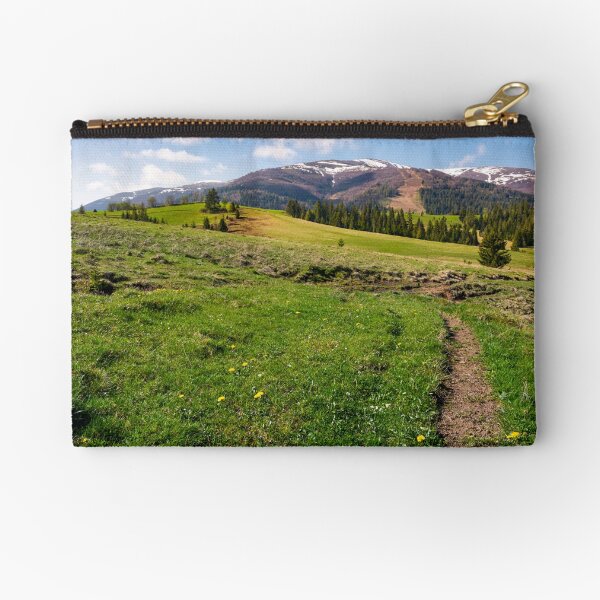grassy fields on rolling hills Zipper Pouch