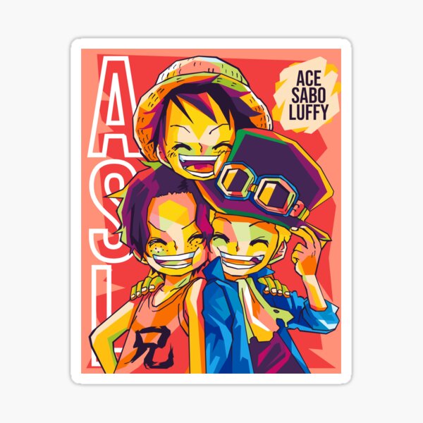 Asl One Piece Stickers for Sale