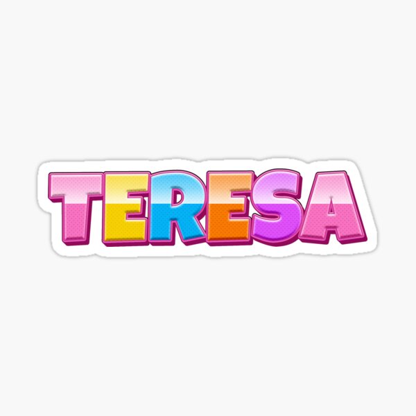 Item preview, Craft Teresa Name Label  designed and sold by NafilNafiz.