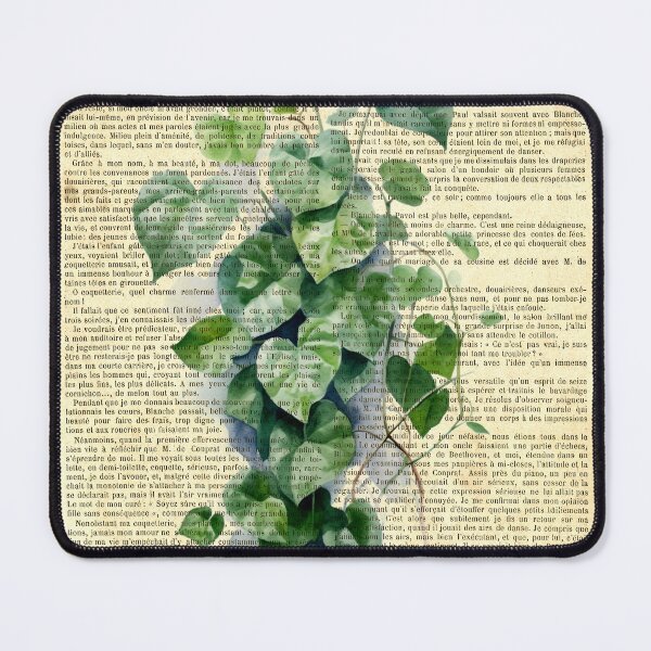 Item preview, Botanical print, on old book page 3 designed and sold by Art by Lilia.