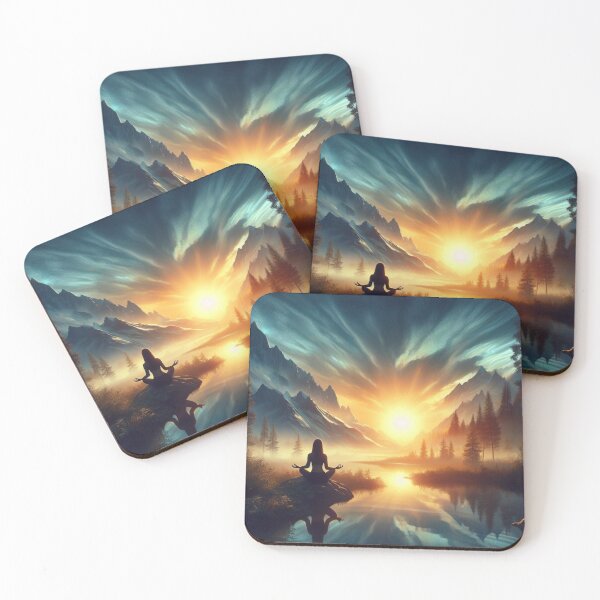 Item preview, #meditation, #lake, #mountains designed and sold by KICIART.