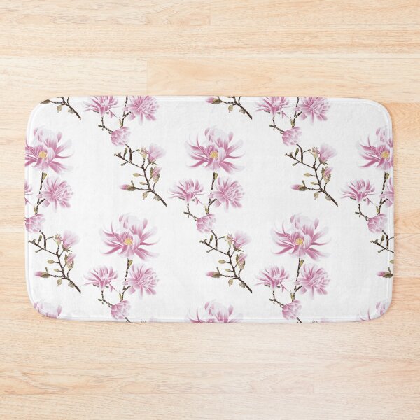 Item preview, pink magnolia star with white outline designed and sold by AlexsArtSpace.