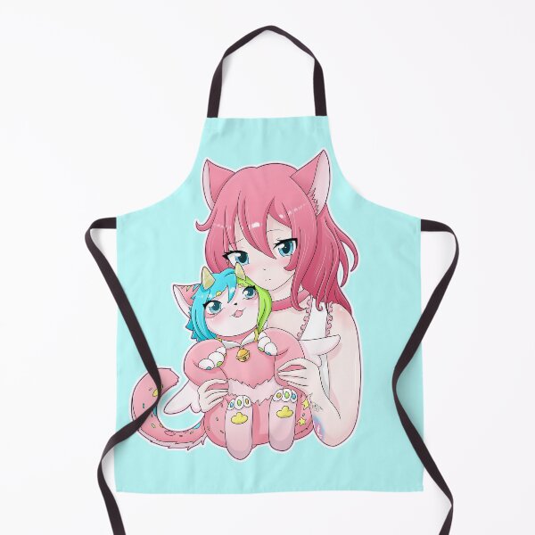 Item preview, Catgirl and Fizzi Glitter Sticker designed and sold by Ereneru.