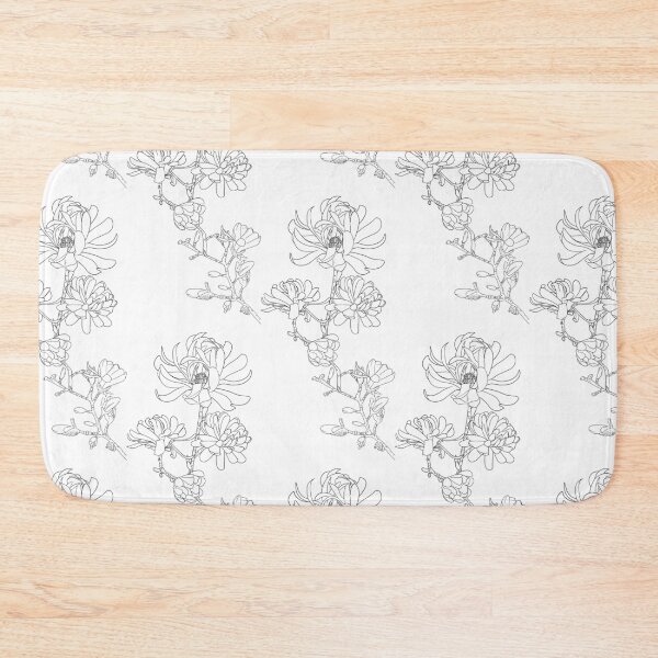 Item preview, magnolia star black outline designed and sold by AlexsArtSpace.