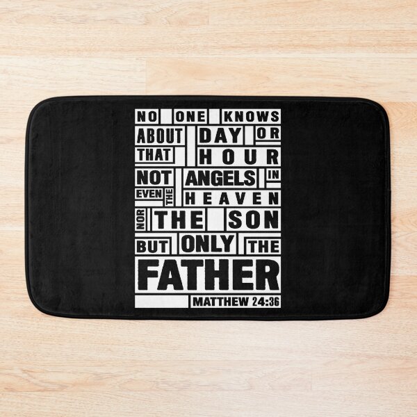 Item preview, Matthew 24:36 Only The Father Knows designed and sold by plushism.