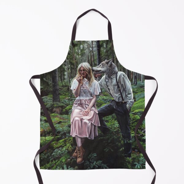 Item preview, Girl with Wolf Whispering in Forest designed and sold by Christina Ridgeway.