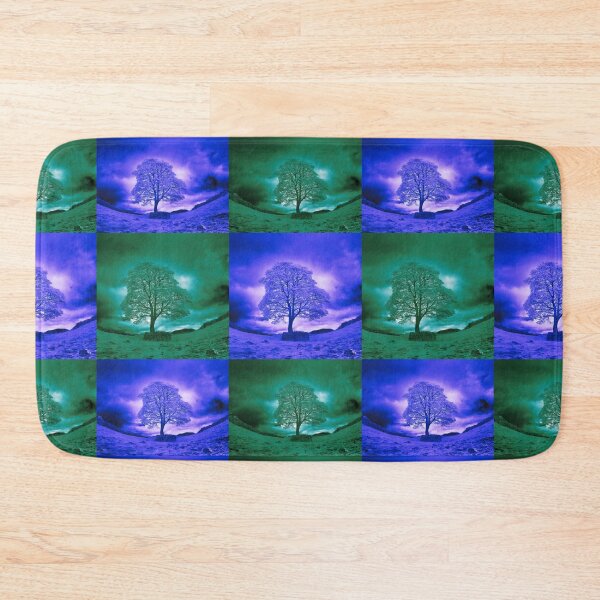 Item preview, Sycamore Gap Tree in Blue, Green | Robin Hood Tree designed and sold by CosmicStory.