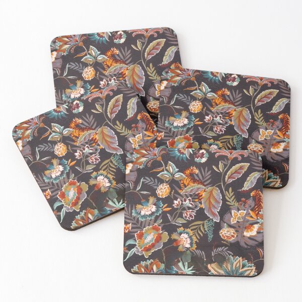 Aperçu de l'œuvre Impression textile florale Bengale créée et vendue par CMooreWorx.